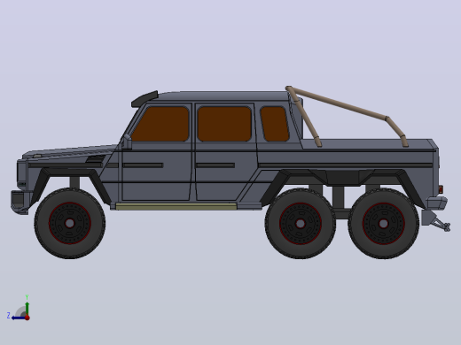 奔驰G63 AMG 6x6右视缩略图