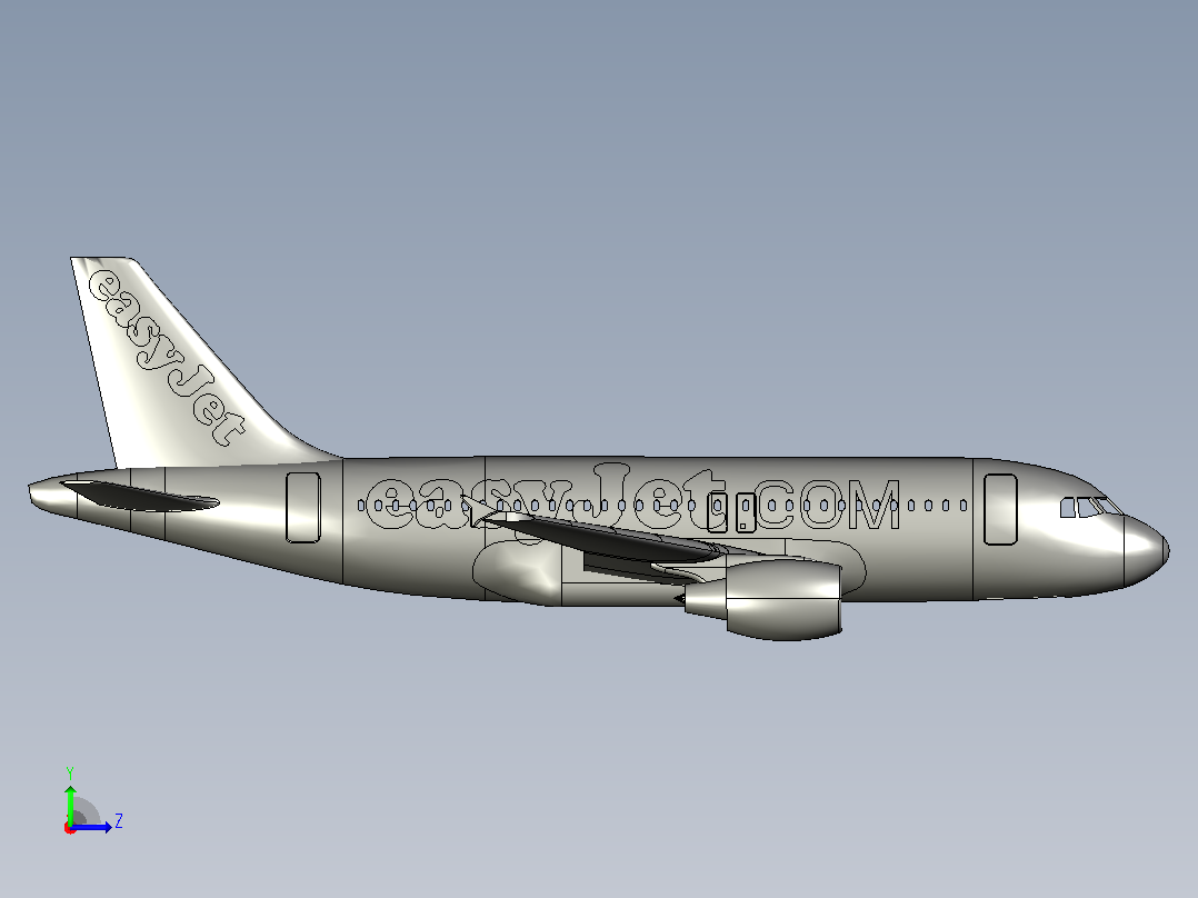 空客A319左视图