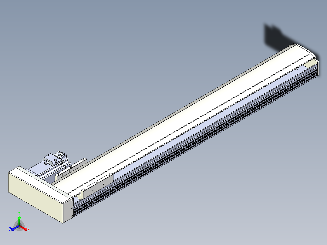 日规模组半封闭丝杆TPA-HNR-105D-1610C-L700-ML-Y-P40-N3主视图