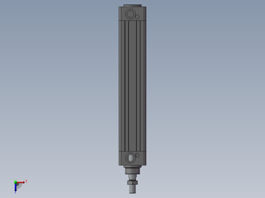 气缸CP95SB40-200俯视缩略图