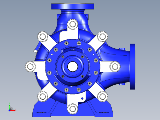 SULZER 环分段泵型号 MC 6 级前视缩略图