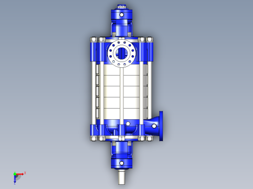 SULZER 环分段泵型号 MC 6 级俯视缩略图
