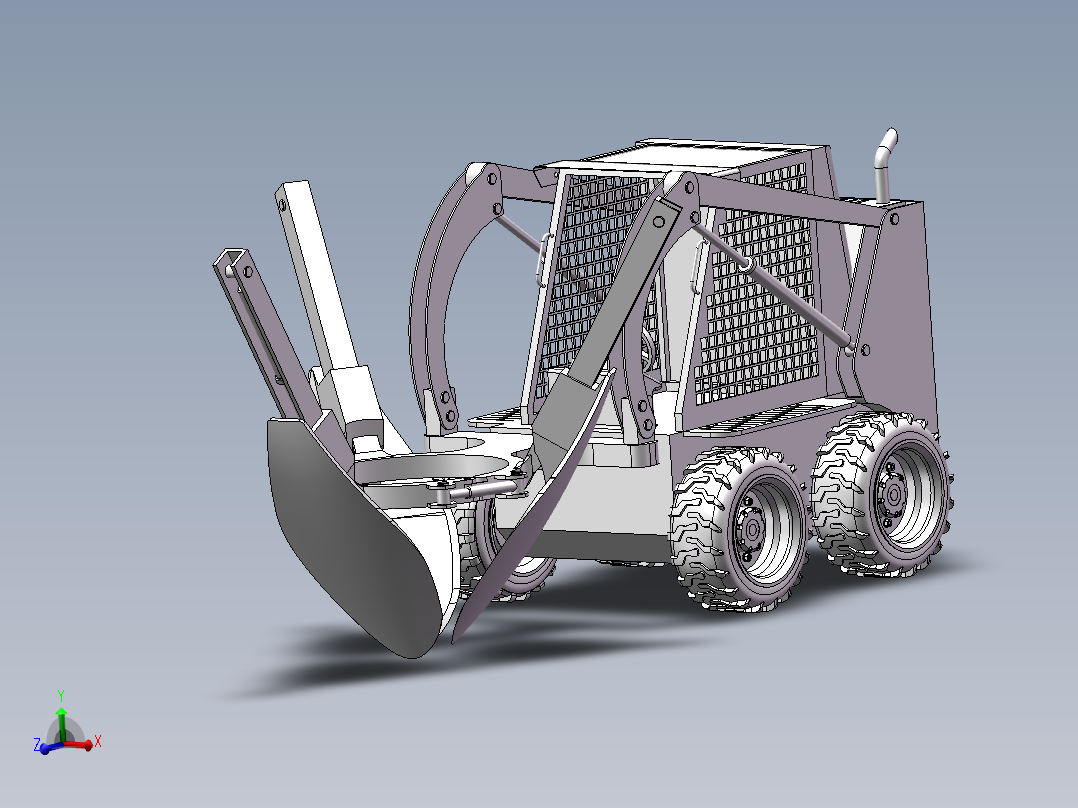 移树机模型sw16可编辑