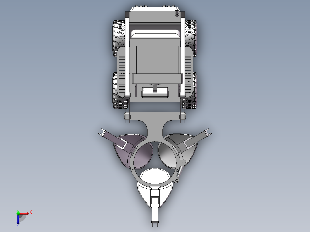 移树机模型sw16可编辑俯视图