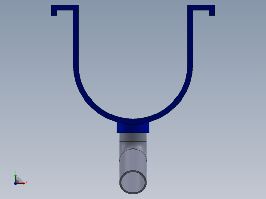 简易螺旋给料机构3D数模图纸 Solidworks设计前视缩略图