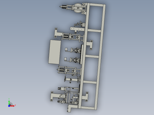 FFC非标贴合机3D模型前视缩略图