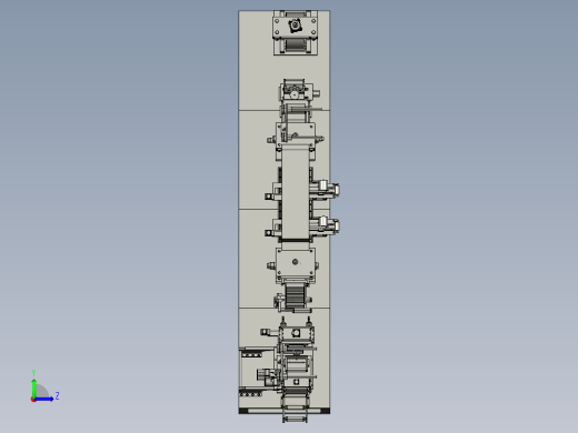 FFC非标贴合机3D模型左视缩略图