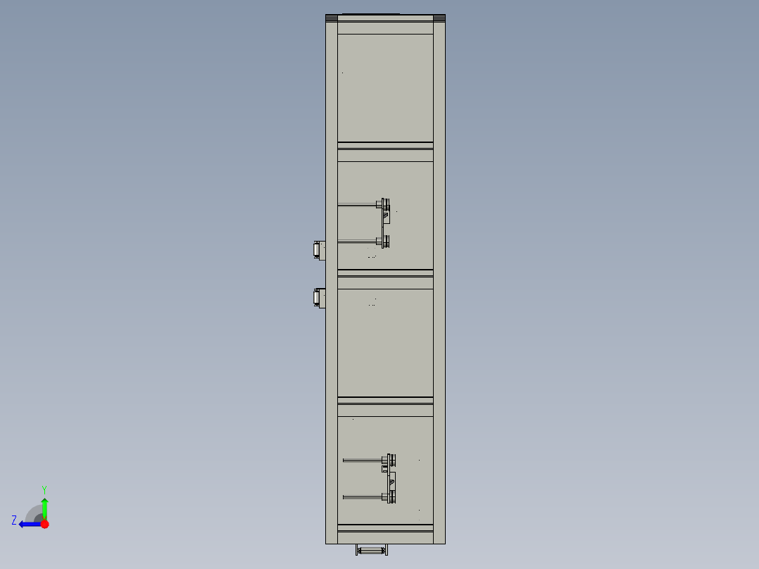 FFC非标贴合机3D模型右视图