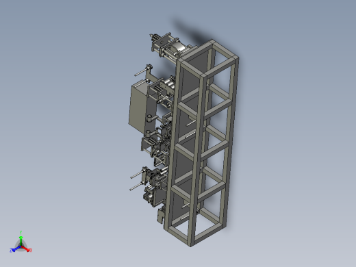 FFC非标贴合机3D模型正等轴测缩略图