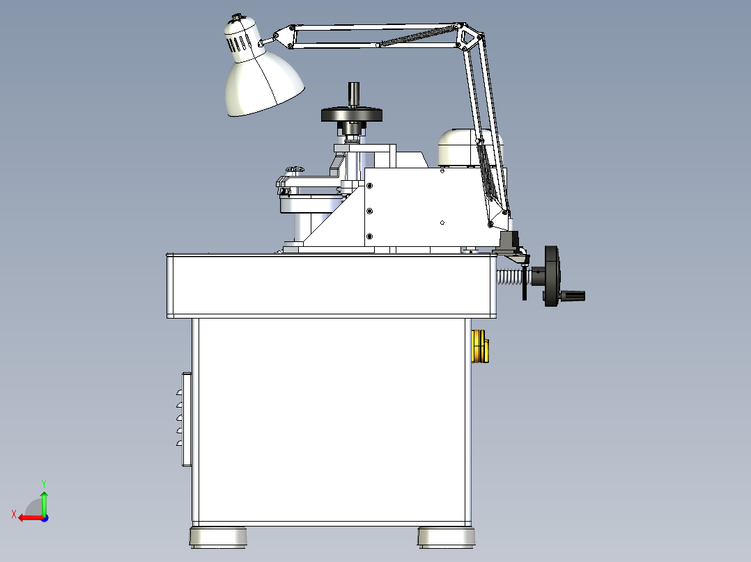 金刚石锯片磨床后视图