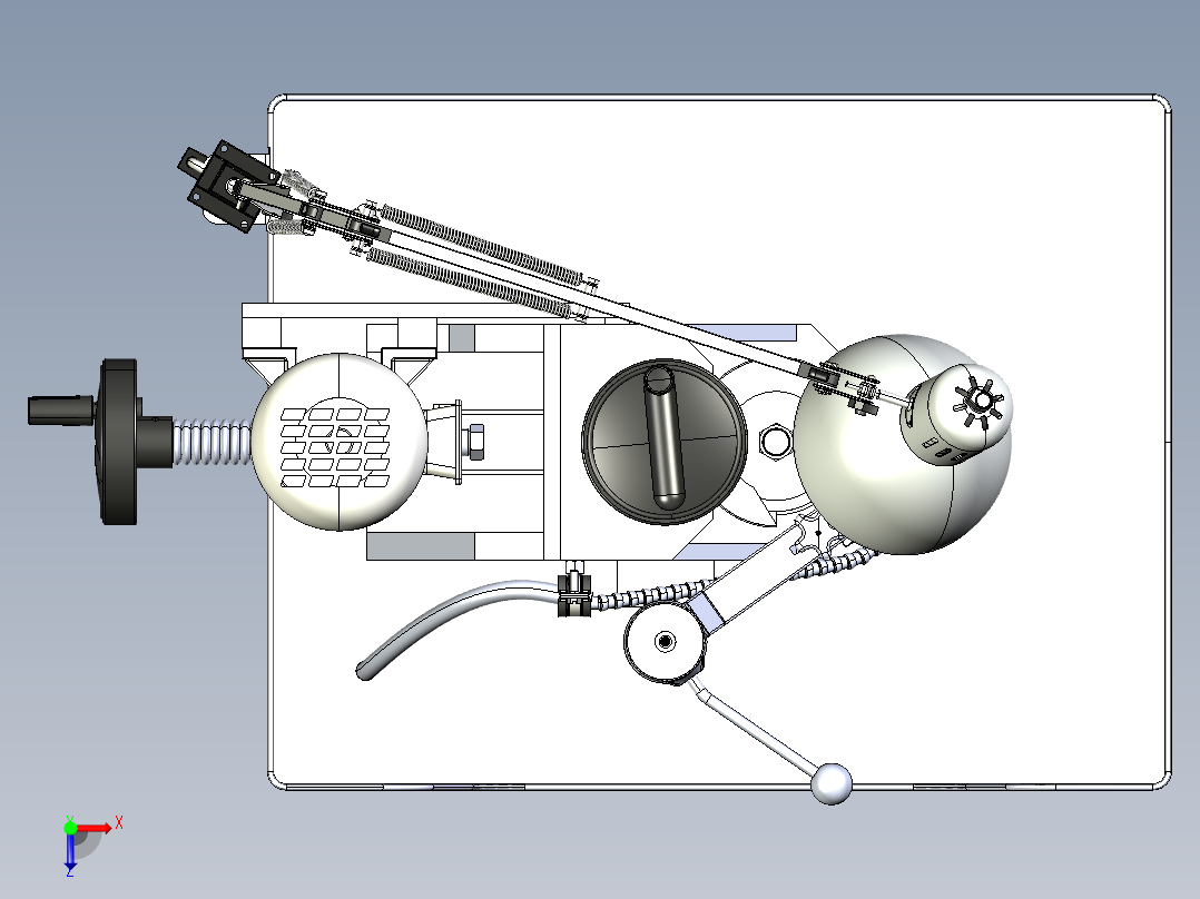 金刚石锯片磨床俯视图