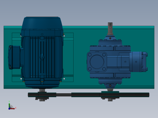 带模型树的挖掘机3D模型前视缩略图