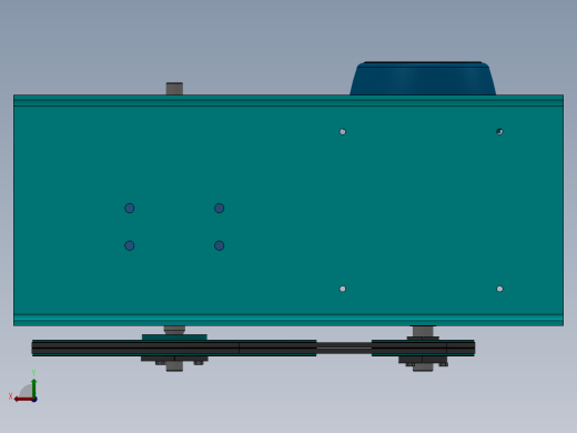 带模型树的挖掘机3D模型后视缩略图