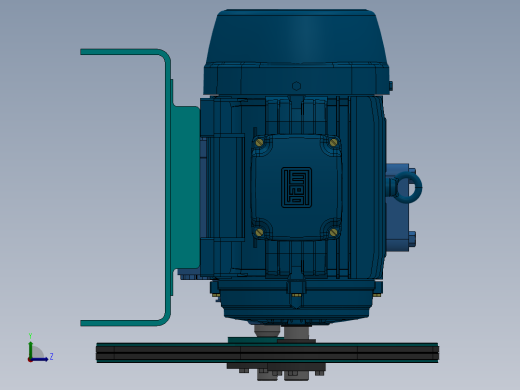 带模型树的挖掘机3D模型左视缩略图
