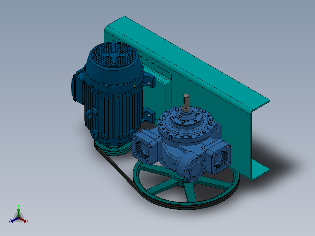 带模型树的挖掘机3D模型正等轴测图