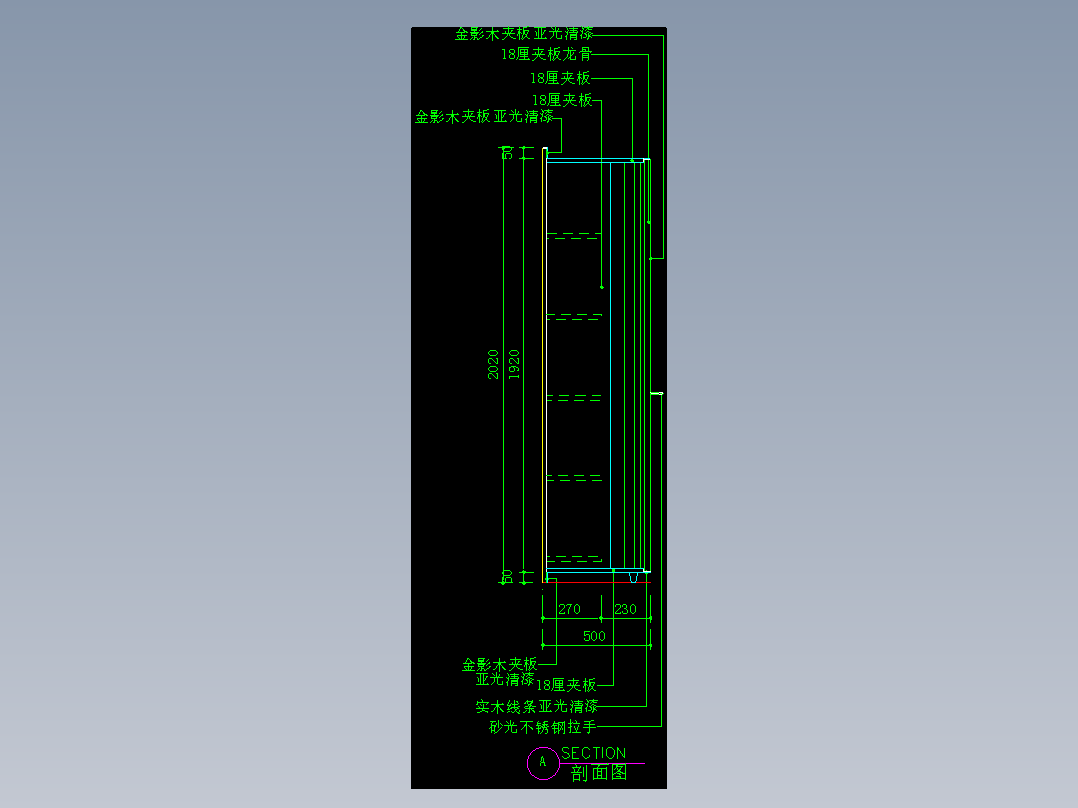 家装类CAD图块(五)-FH01080F