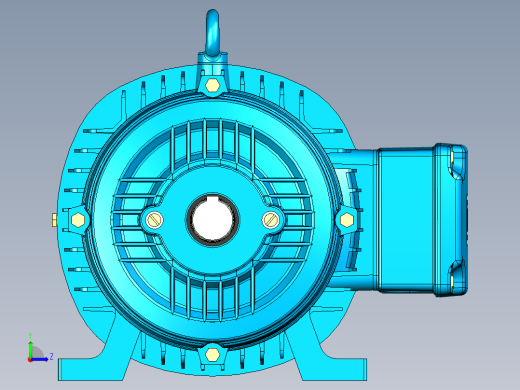 冷却塔左视缩略图