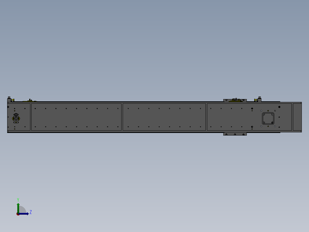 M11线性滑台左视图