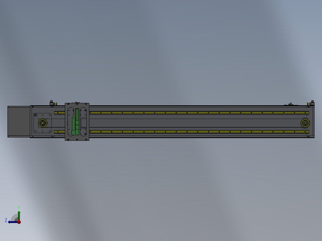 M11线性滑台右视图