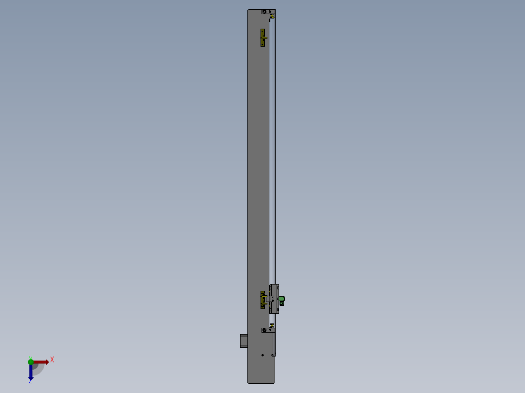 M11线性滑台俯视图