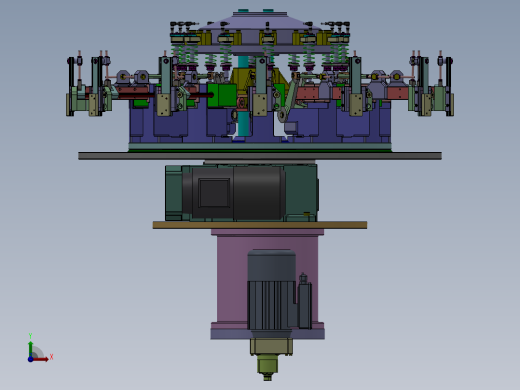 自动装配系统 3D图纸 前视缩略图