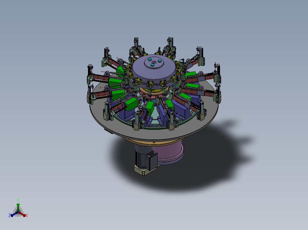 自动装配系统 3D图纸 正等轴测图