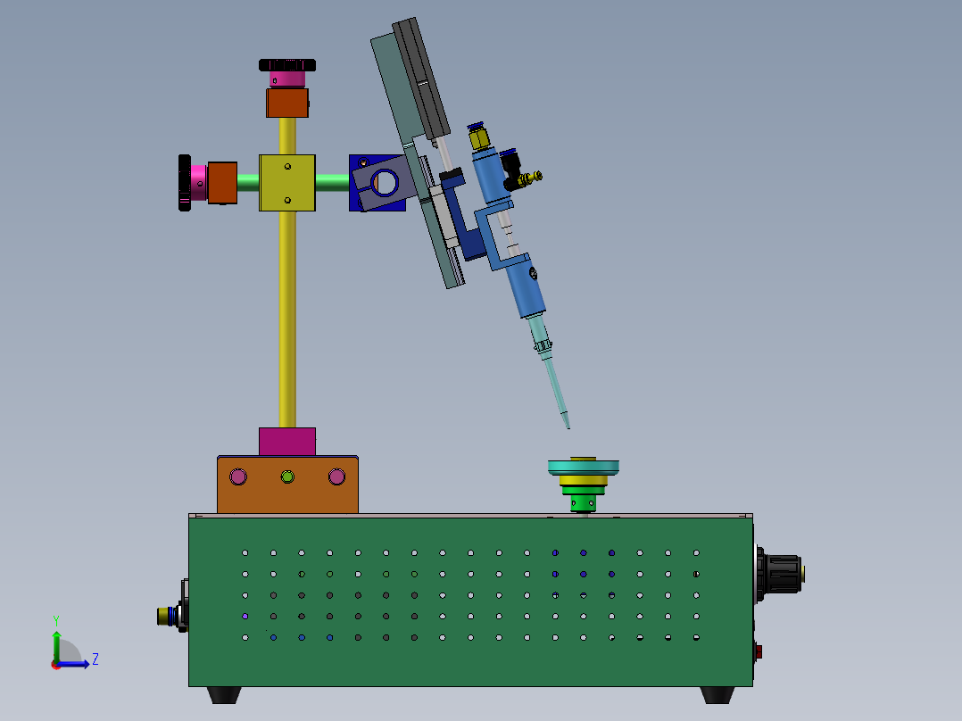 针筒搅拌器左视图