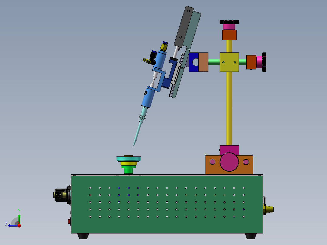 针筒搅拌器右视图