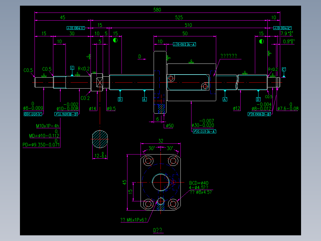 银泰PMI-1R12-10B1-FSWE-510-580-0.008