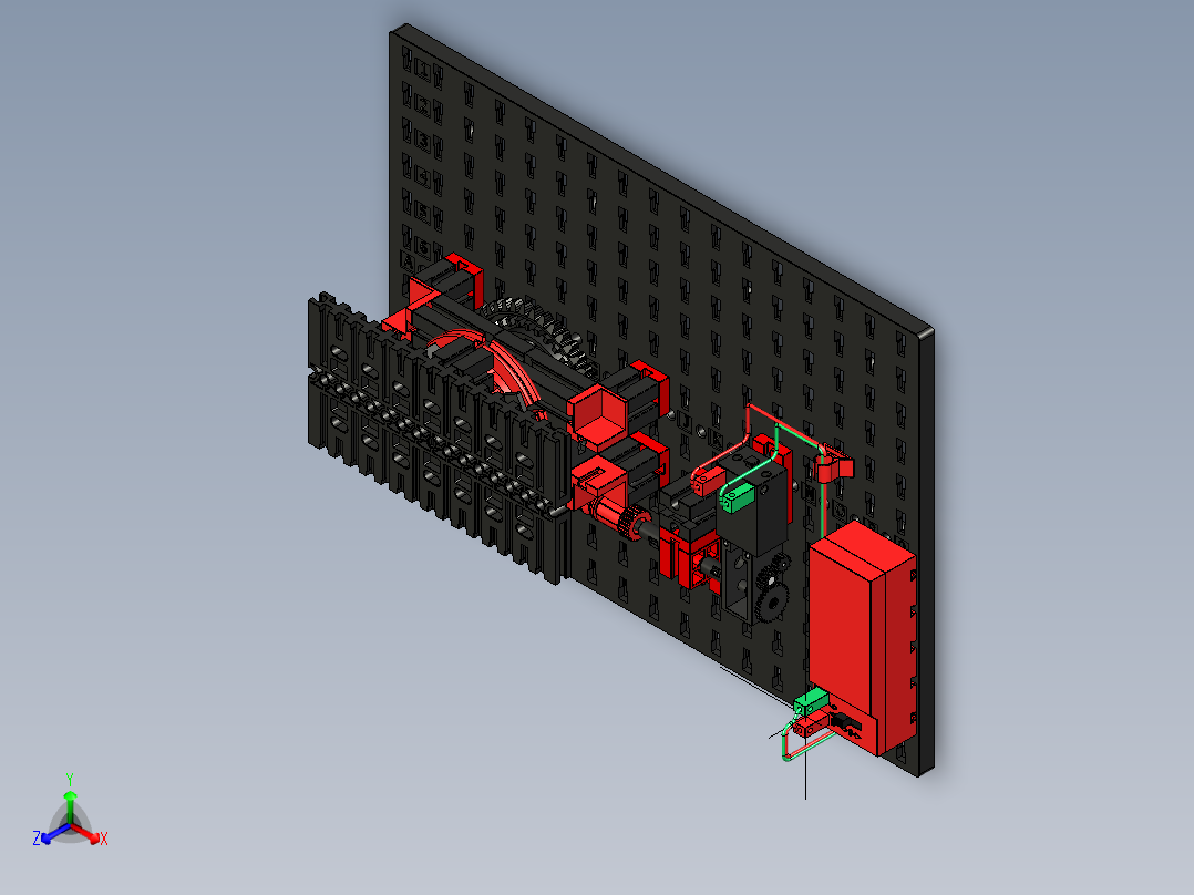 ft-Model 2 转盘乐高正等轴测图