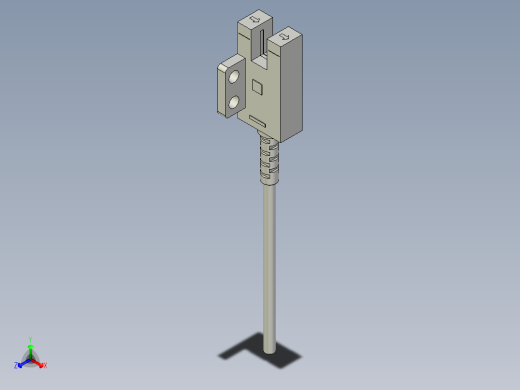 槽型光电传感器LU676_3D