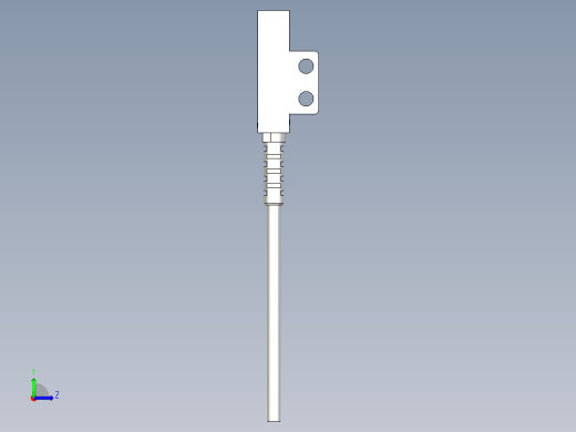 槽型光电传感器LU676_3D左视缩略图