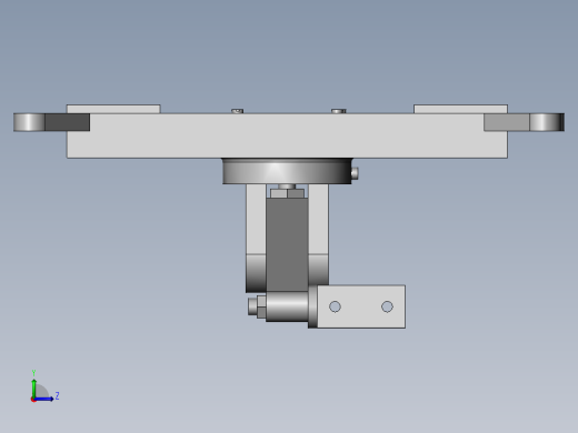 摄像安装机构的无人机角度架左视缩略图