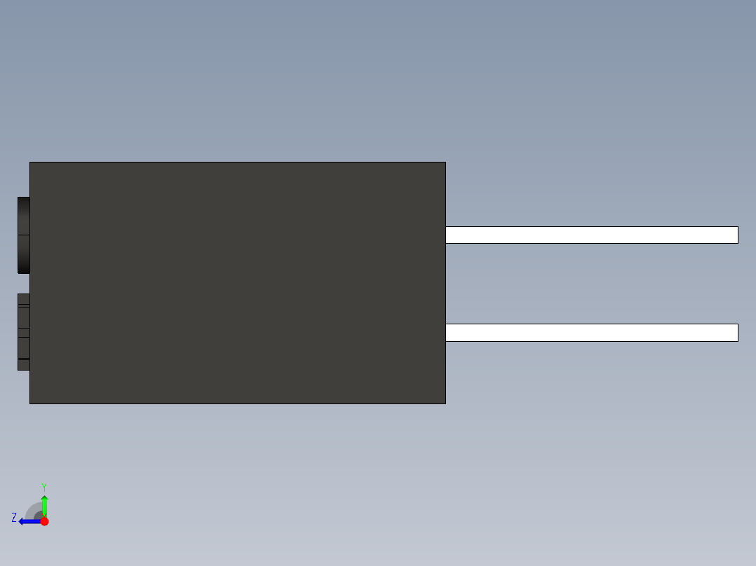 光学传感器右视图