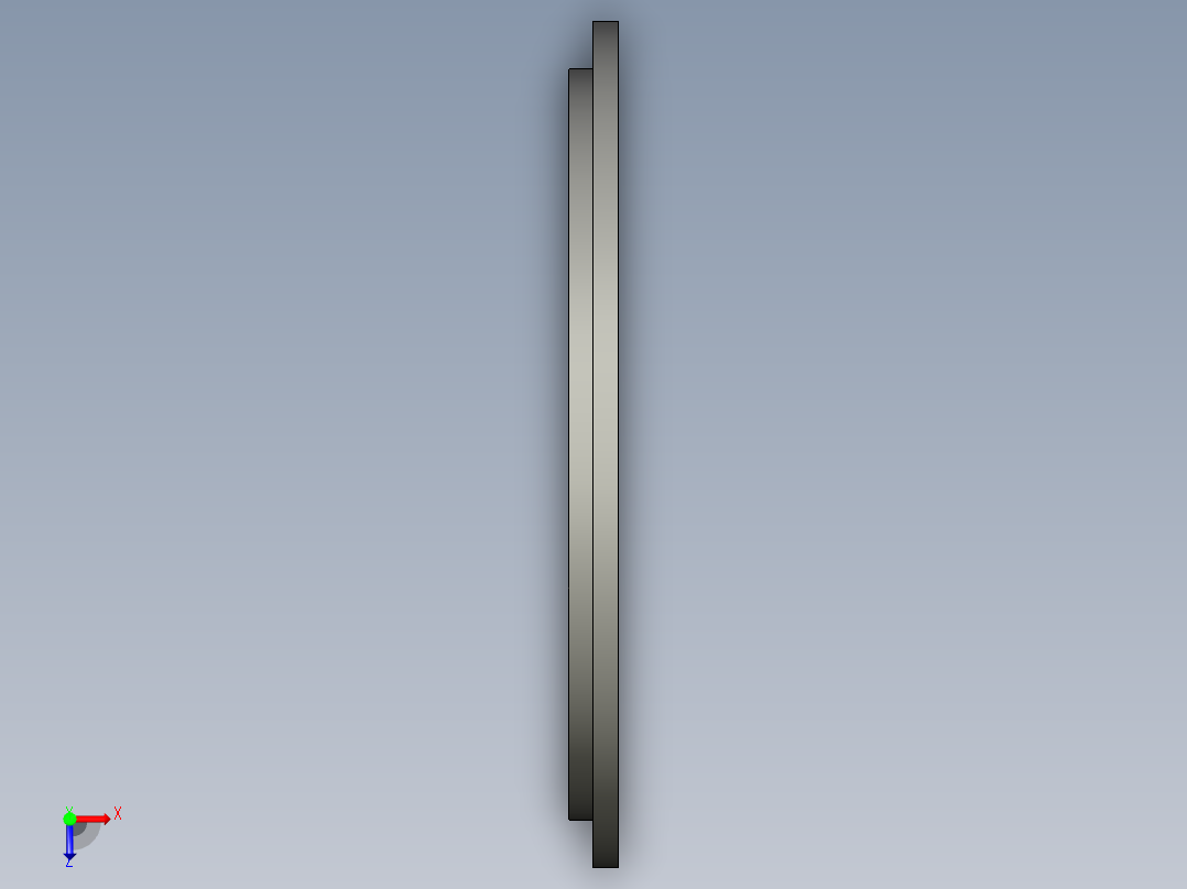 法兰适配器俯视图