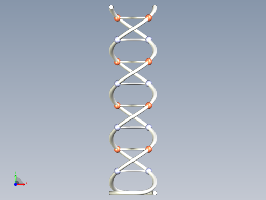 DNA基因染色体17前视缩略图