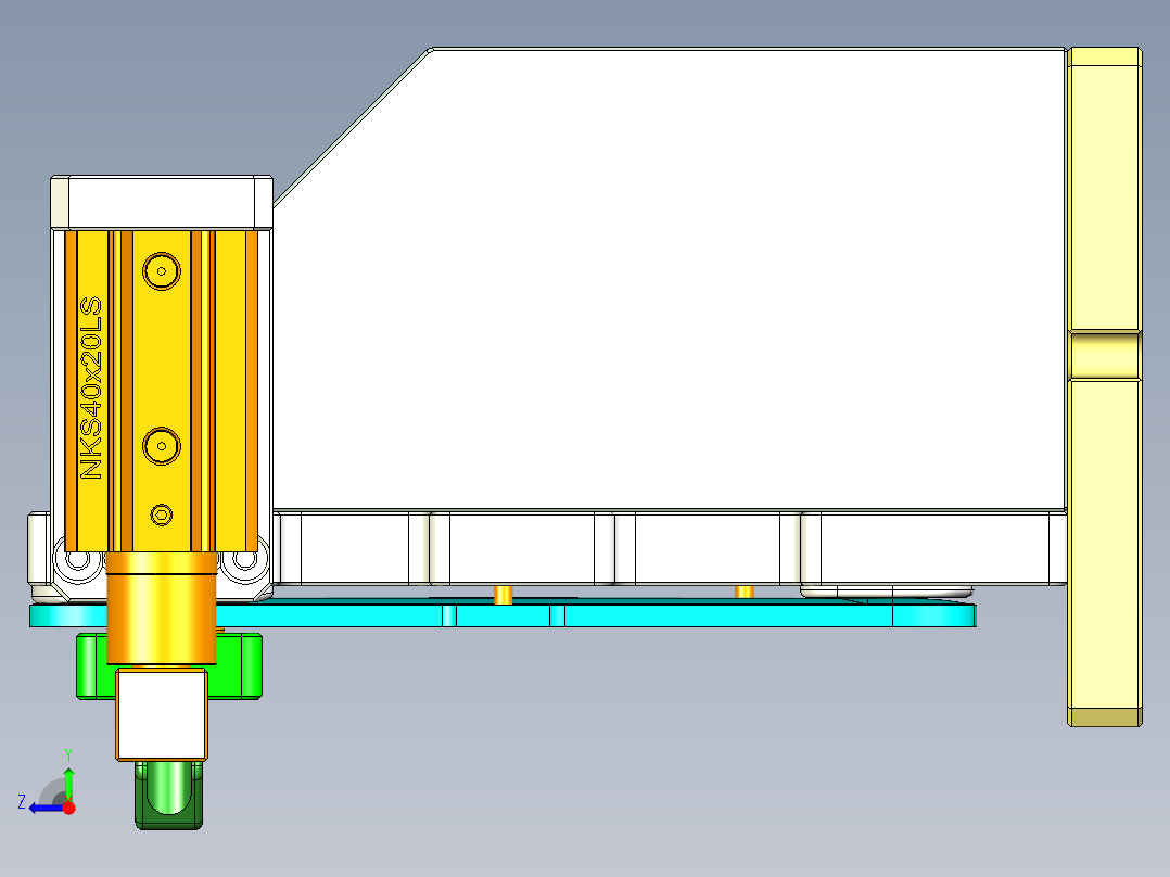 vaub0_lcd_cover619-cnc3右视图