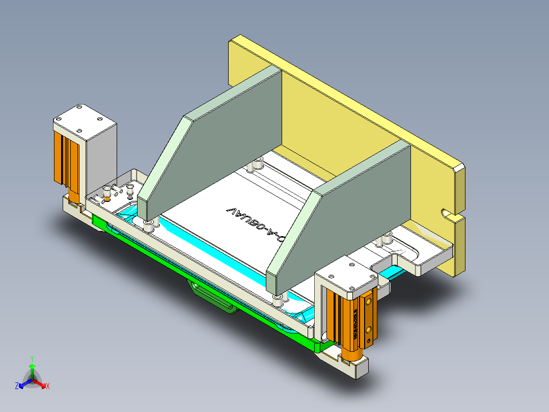 vaub0_lcd_cover619-cnc3正等轴测图