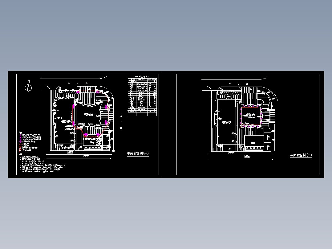 广州市国税大厦泛光照明设计施工图纸