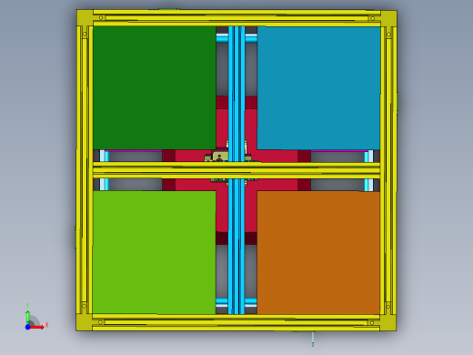 带有垃圾分选功能的智能垃圾箱前视缩略图