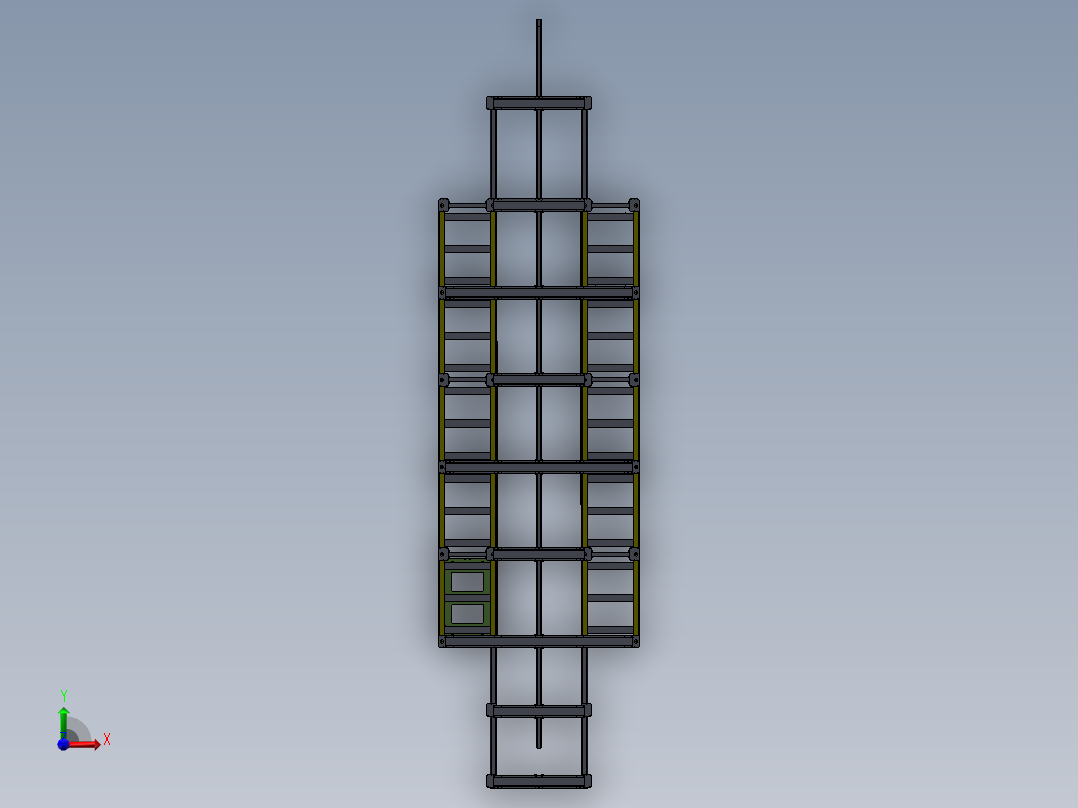 货架、仓库货架2前视图