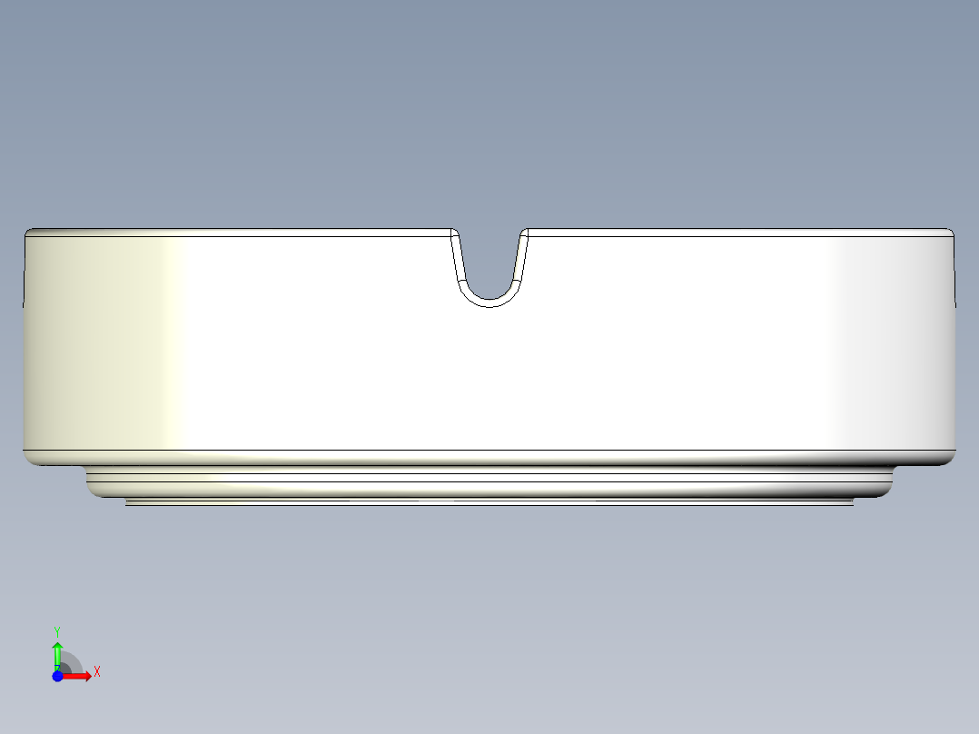 烟灰缸(11)前视图