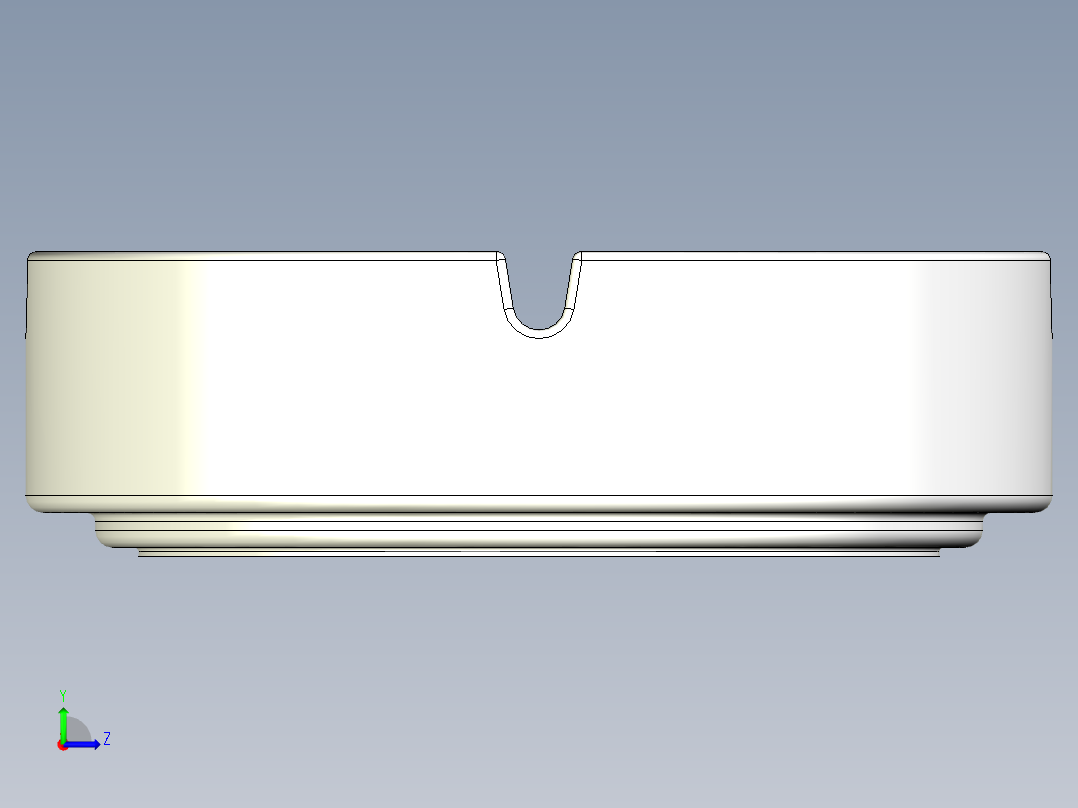 烟灰缸(11)左视图