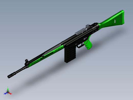 手枪左轮冲锋枪老式狙击步枪设计3D图纸h-k-g3-1 SW IGS x_t