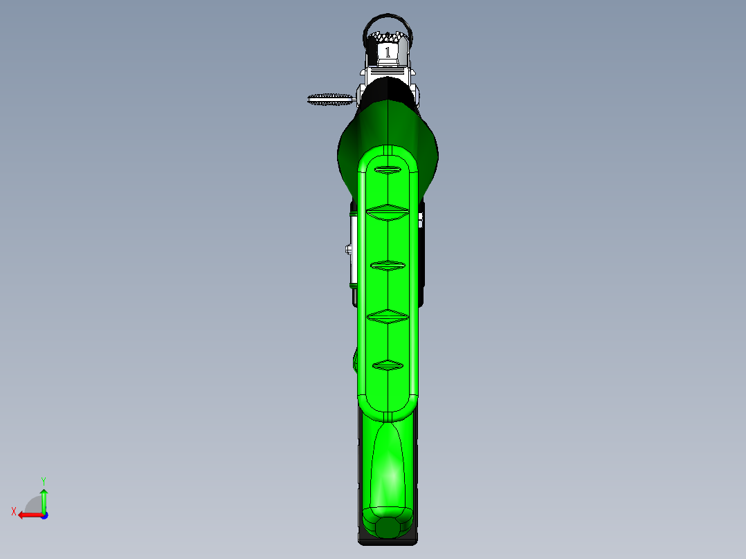 手枪左轮冲锋枪老式狙击步枪设计3D图纸h-k-g3-1 SW IGS x_t后视图