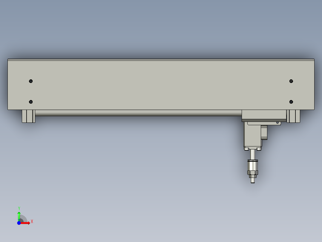 XX01-取料机械手装配前视图