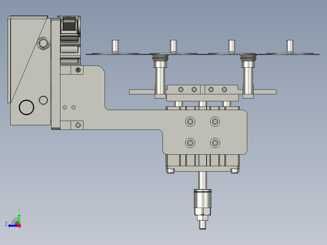 XX01-取料机械手装配右视图