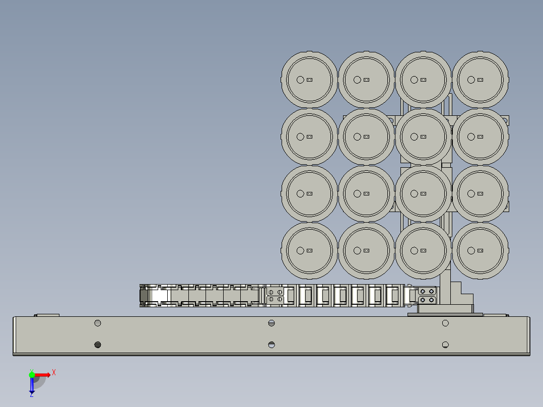 XX01-取料机械手装配俯视图