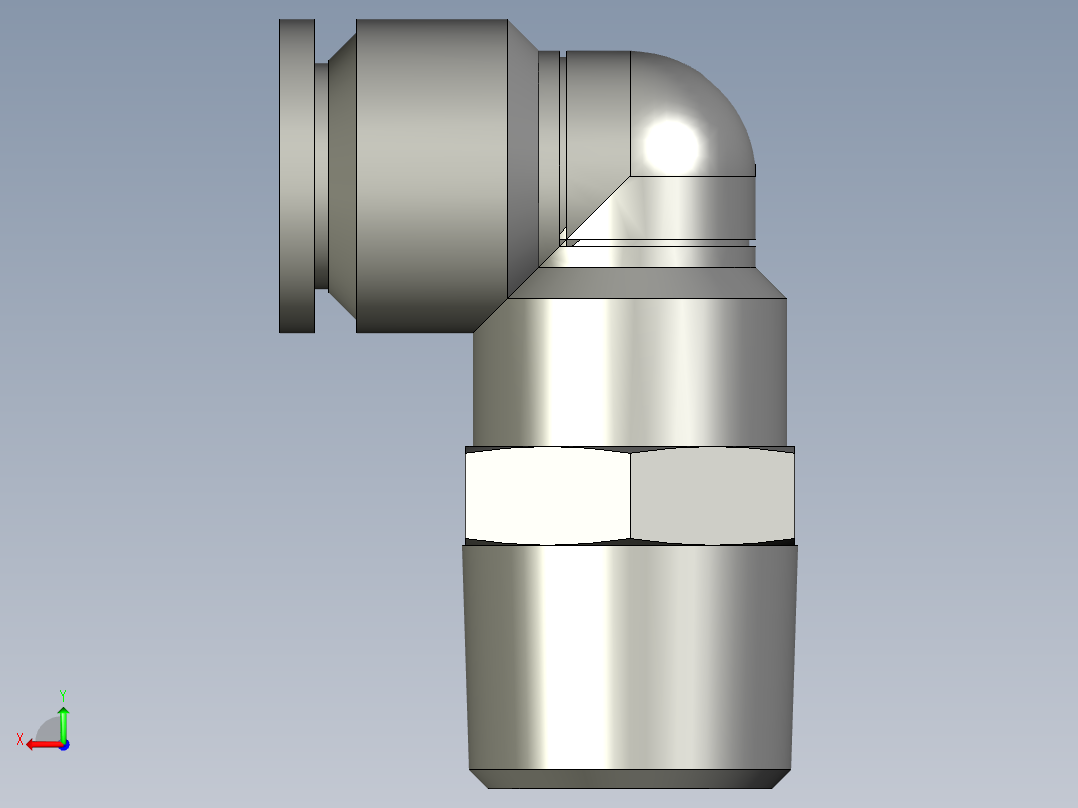 L型接头PL-12-04后视图