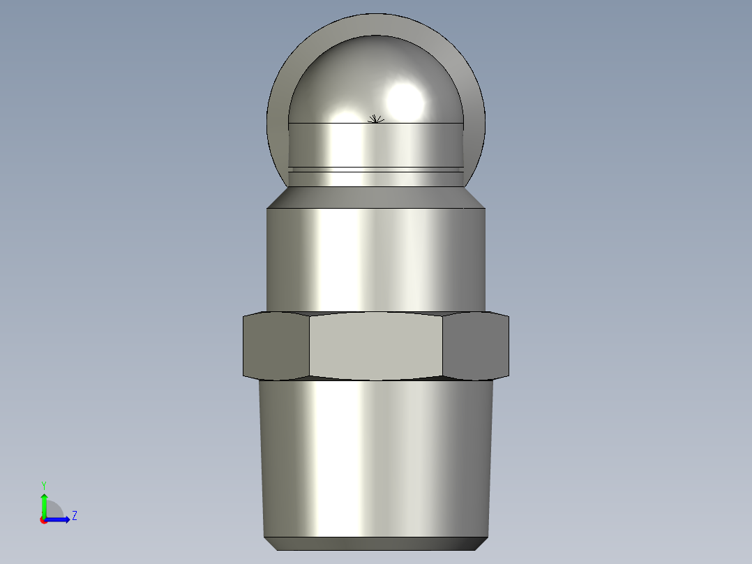 L型接头PL-12-04左视图